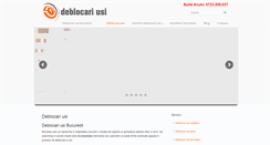 Desktop Screenshot of deblocare-usi.com