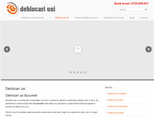 Tablet Screenshot of deblocare-usi.com